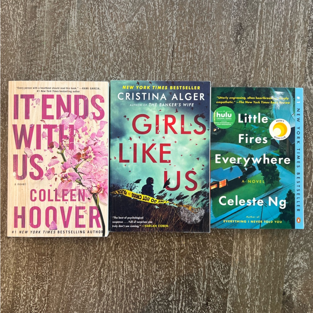 Set of Three Bestselling Novels